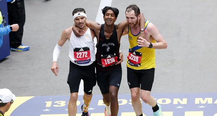 Brasileiro emociona na Maratona de Boston com gesto de empatia