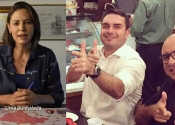 Tática miliciana digital é usada por Flávio para combater Michelle