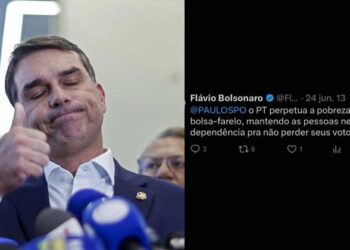 Flávio Bolsonaro ataca Bolsa Família e apaga posts: “Bolsa farelo”