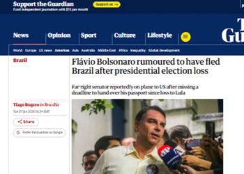 Imprensa internacional repercute fuga de Flávio Bolsonaro