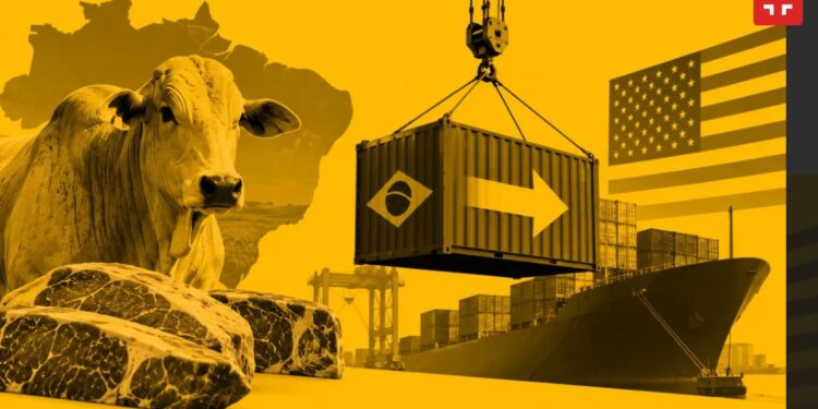 Exportações de carne bovina do Brasil aos EUA batem recorde