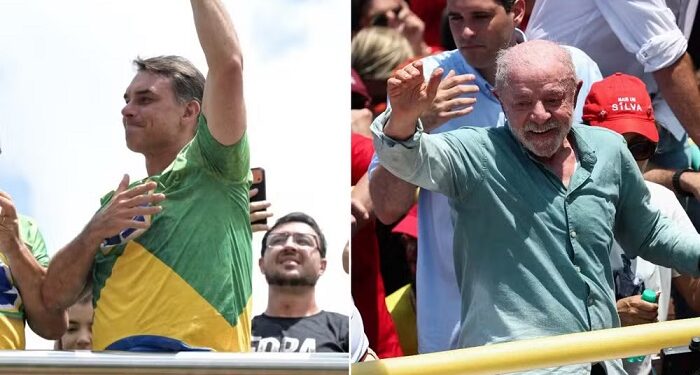 Datafolha,  votos válidos: Flávio Bolsonaro, 51%; Lula, 49%